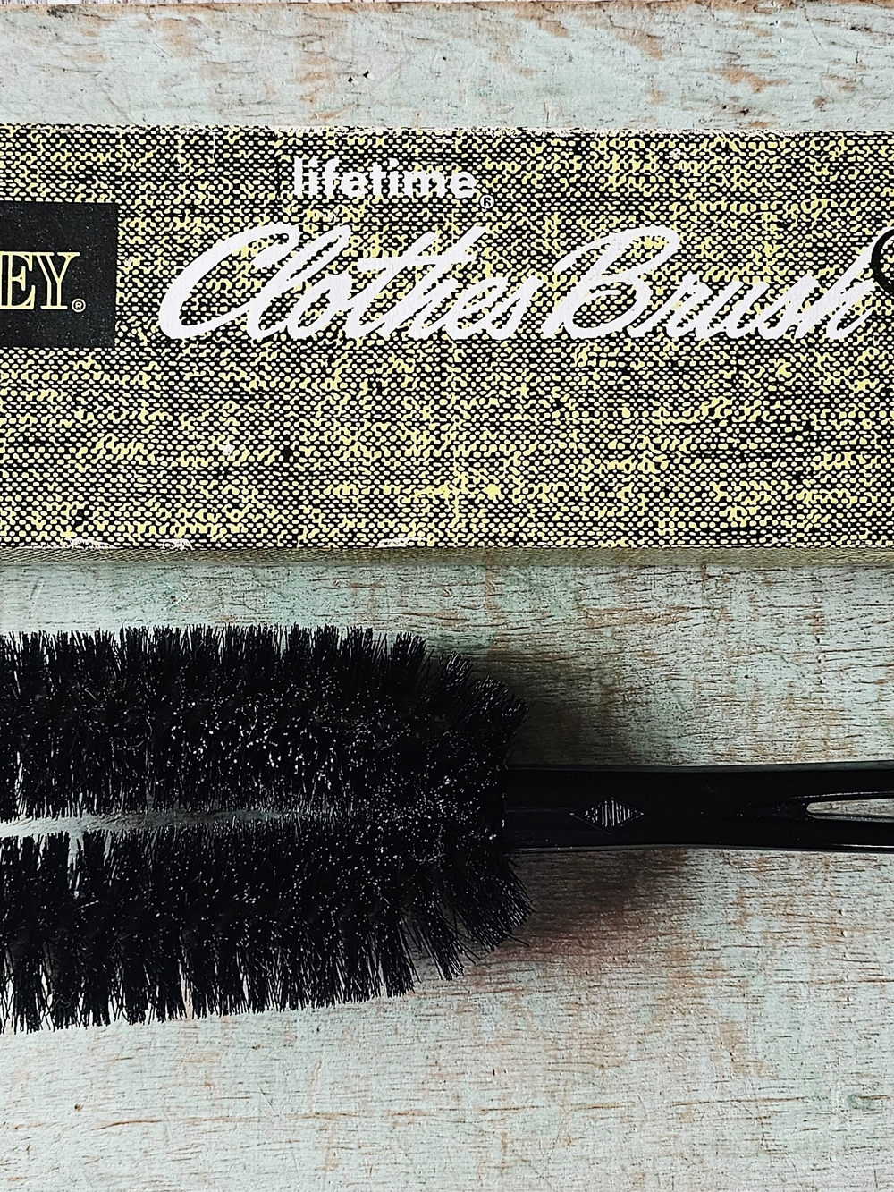 Vintage Stanley Home Products Lifetime Clothes Brush w/ Original Box Lint Brush